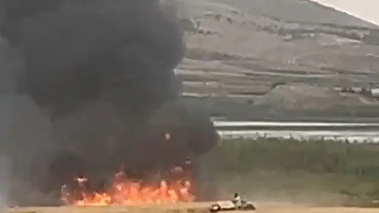 Gaziantep'te korkutan yangın: 50 dönüm arazi kül oldu