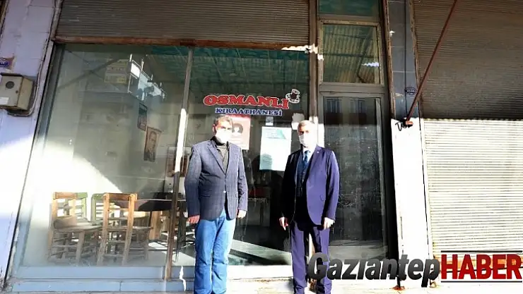 Gaziantep'te pandemi mağduru esnafa büyük destek