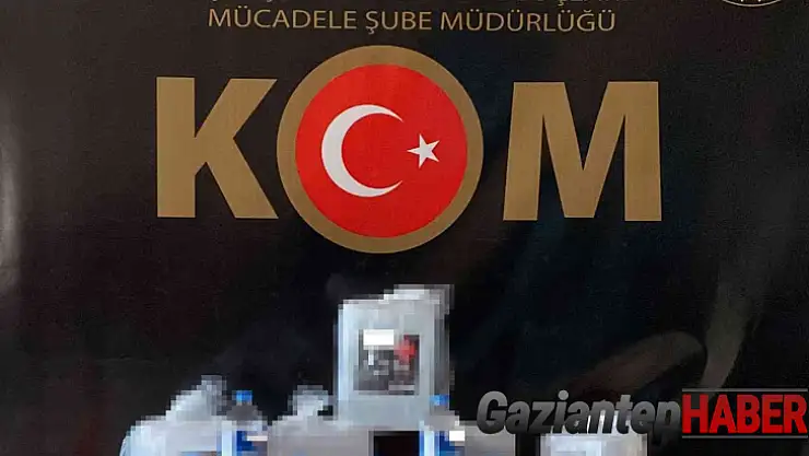 Gaziantep'te sahte alkol operasyonu: 2 gözaltı