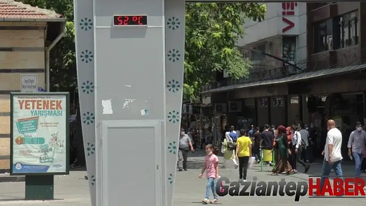 Gaziantep'te termometreler 52 dereceyi gösterdi