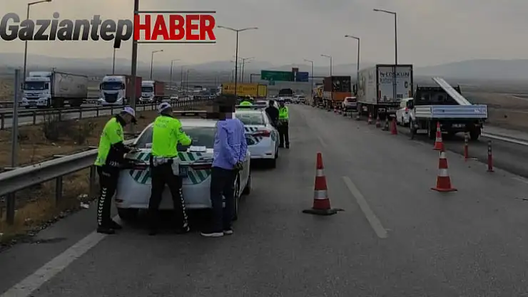 Gaziantep'te trafik denetimi: 26 araca 26 bin lira ceza
