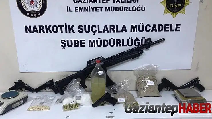 Gaziantep'te uyuşturucu operasyonu