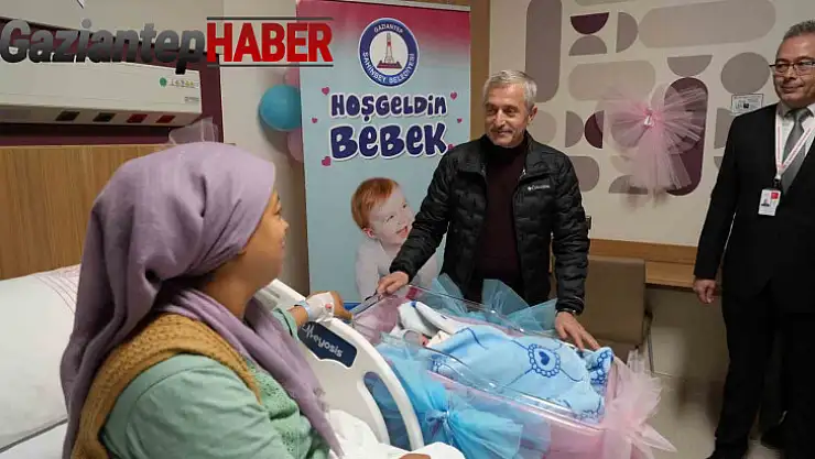 Gaziantep'te yeni yılın ilk bebeği dünyaya gözlerini açtı