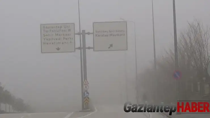 Gaziantep'te yoğun sis