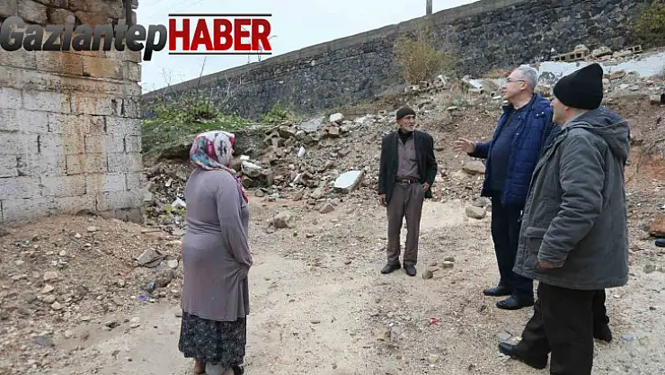 Gaziantep'te yoğun yağışın ardından su baskını olan evlere destek