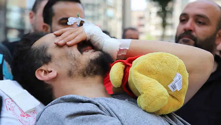 Gaziantep'teki kazada hayatını kaybeden anne ve iki çocuğu için hastanede tören düzenlendi