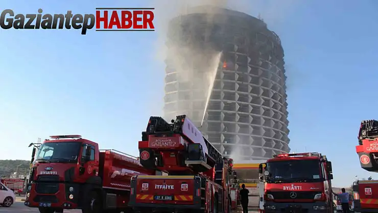 Gaziantep'teki otel yangını 5 saatte kontrol altına alındı