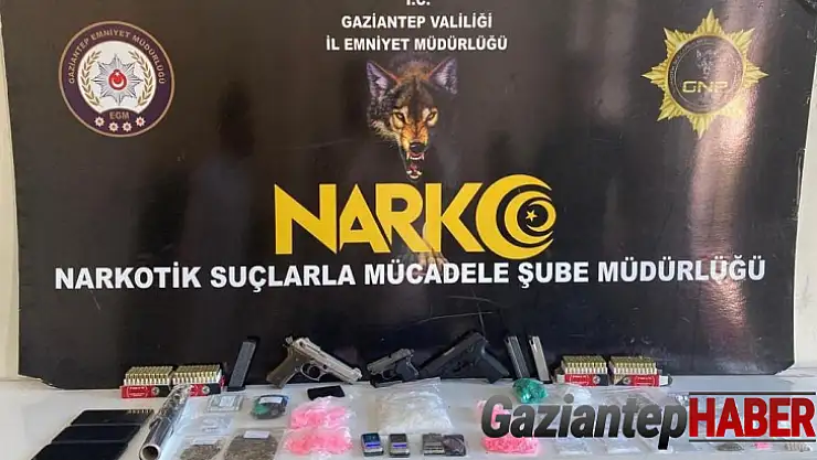 Gaziantep'teki uyuşturucu operasyonlarında 22 tutuklama