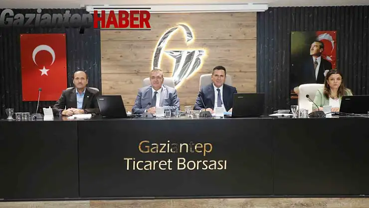 Gaziantep Ticaret Borsası  eylül ayı meclis toplantısı yapıldı