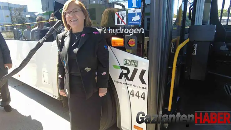 Gaziantep Türkiye'de hidrojen yakıtlı otobüs kullanan ilk belediye olacak