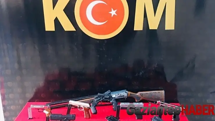 Gaziantep ve Adıyaman'da kaçak silah operasyonu: 10 gözaltı