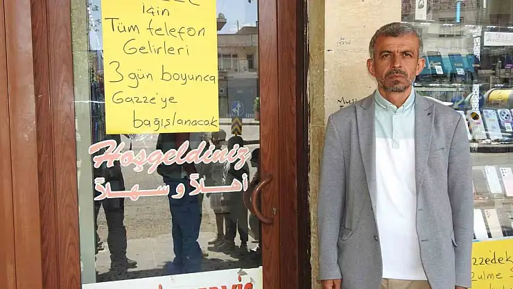 Gaziantepli esnaftan Gazze'ye anlamlı destek