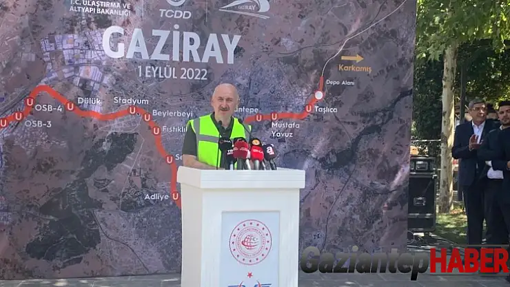 Gaziray Projesinde test sürüşü yapıldı