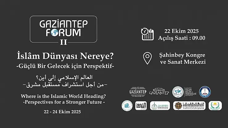 GİBTÜ, Gaziantep Forum'a ev sahipliği yapacak
