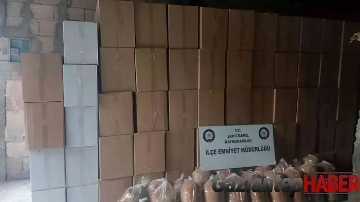 Gümrük kaçağı 4 milyon 300 bin makaron ele geçirildi