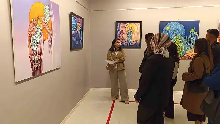 Güzel Sanatlar Fakültesi Öğrencilerinden SANKO Sanat Galerisine ziyaret