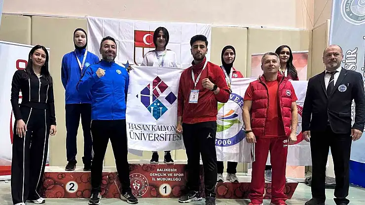 Hasan Kalyoncu Üniversitesi öğrencisi Türkiye şampiyonu oldu