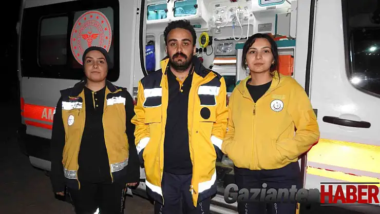 Hasta yakınları ambulansı kaçırmak istedi