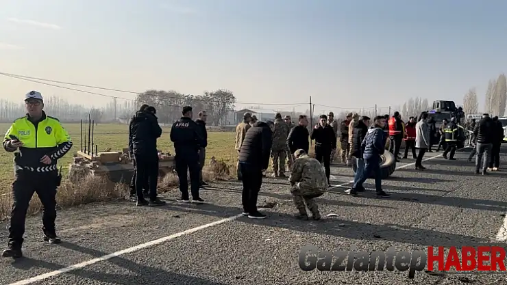 Iğdır'da zırhlı askeri araç devrildi: 12 asker yaralı