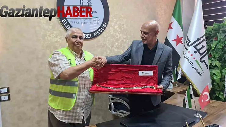 İmkander'den El Bab Yerel Meclisi Başkanı seçilen Sabbag'a ziyaret