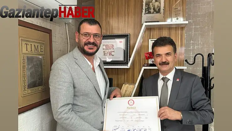 İş İnsanı Hasan Şencan Büyükşehir ve Şahinbey Meclis Üyesi Mazbatasını Aldı