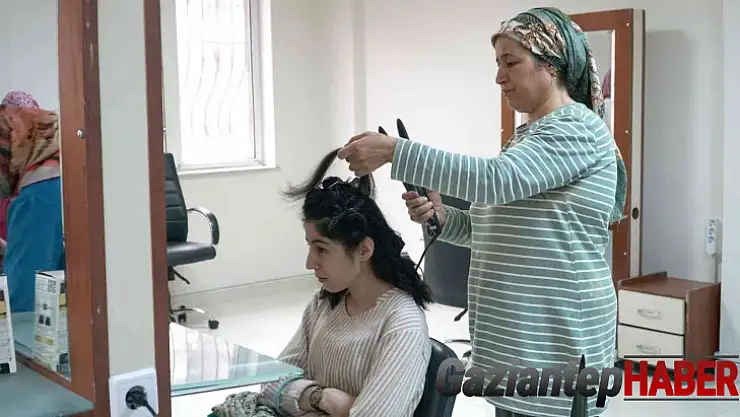 Kuaförlük ve cilt bakım kursuna yoğun ilgi