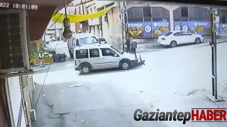 Küçük çocuğun mucizevi kurtuluşu kamerada!