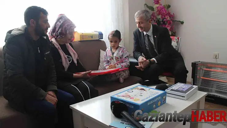 Minik Asiye'nin yeni evindeki ilk ziyaretçisi Tahmazoğlu oldu