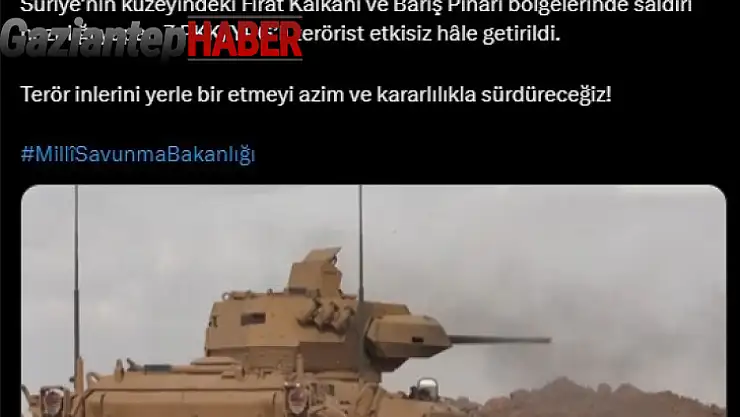 MSB: '7 PKK/YPG'li terörist etkisiz hale getirildi'