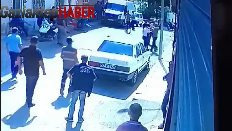 Nizip'te bir kişinin öldüğü bıçaklı kavga anları kamerada
