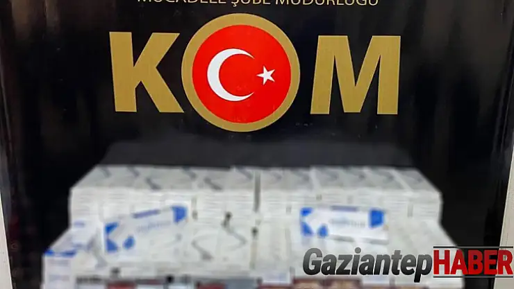 6 bin 390 gümrük kaçağı sigaraya imha etmek üzere el konuldu