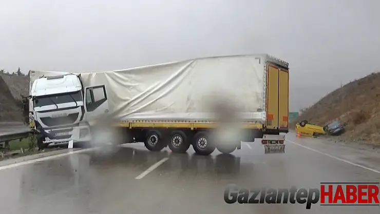 Otoyolda peş peşe meydana gelen iki kazada 6 kişi yaralandı