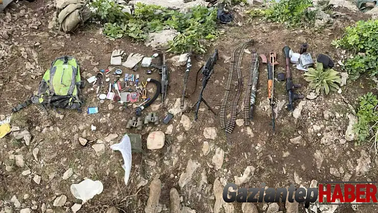 Pençe-Kilit Operasyonu'nda çok sayıda silah ve mühimmat ele geçirildi