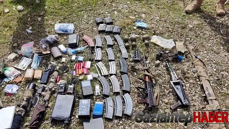 Pençe-Kilit Operasyonu'nda silah ve mühimmat ele geçirildi