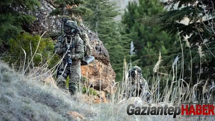 Pençe-Yıldırım operasyonunda 4 odalı mağara tespit edildi