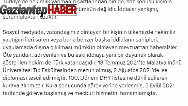 Sağlık Bakanı Koca'dan yabancı uyruklu doktor çalıştırıldığı iddialarına cevap
