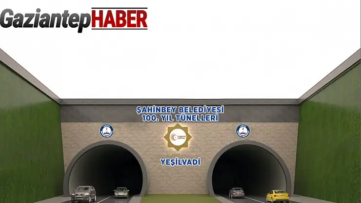 Şahinbey 100. yıl tünellerin ışık göründü