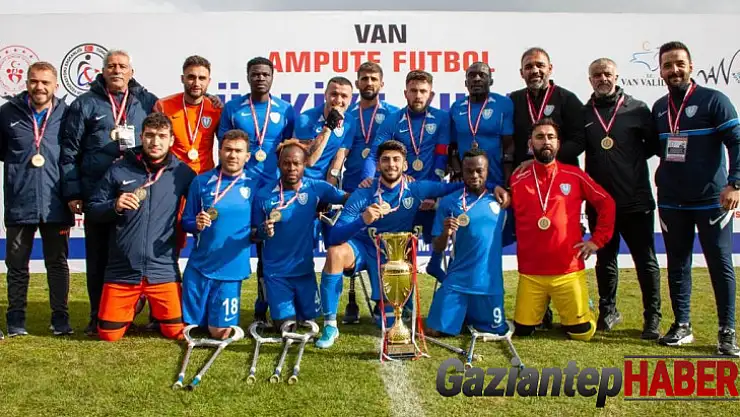 Şahinbey Ampute Futbol Takımı, Türkiye Kupası'nı kazandı