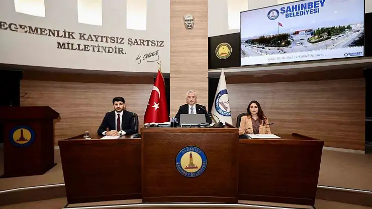 Şahinbey Belediyesi kasım ayı meclis toplantısı yapıldı