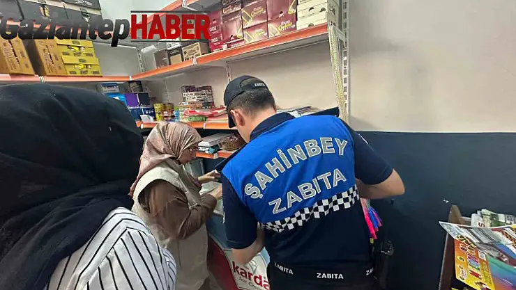 Şahinbey Belediyesi zabıta ekiplerinden kantinlere denetim