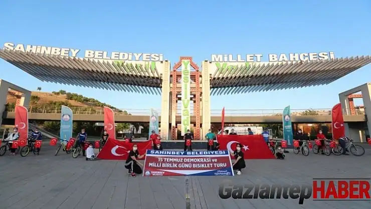 15 Temmuz şehitleri anısına bisiklet turu