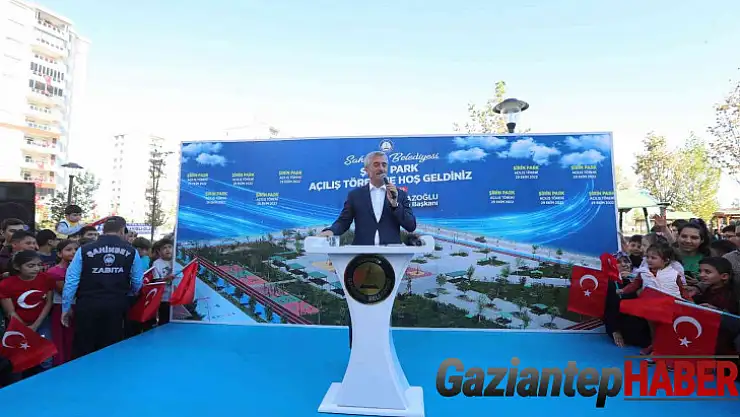 Şahinbey'de Şirin Park hizmete açıldı