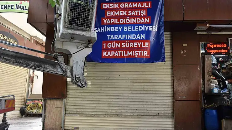 Şahinbey zabıta ekiplerinden fırınlara denetim