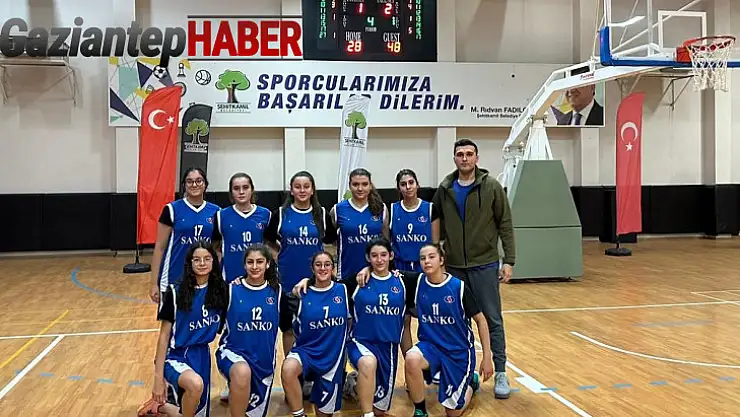 SANKO Okulları Basketbol Takımı il 2.'si oldu