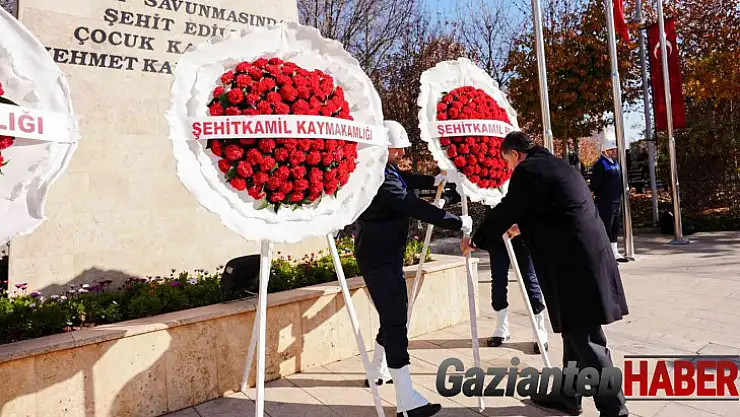 Şehit Kamil ve annesi ile Özdemir bey için tören düzenlendi