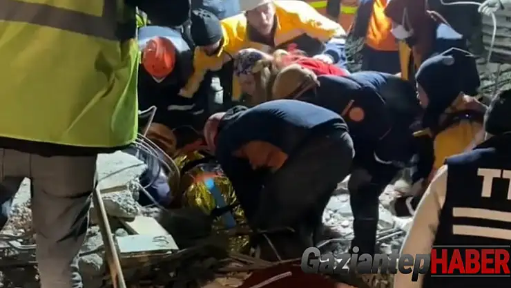 Sibel Kaya'nın 170 saat sonra kurtarıldığı anların görüntüleri ortaya çıktı