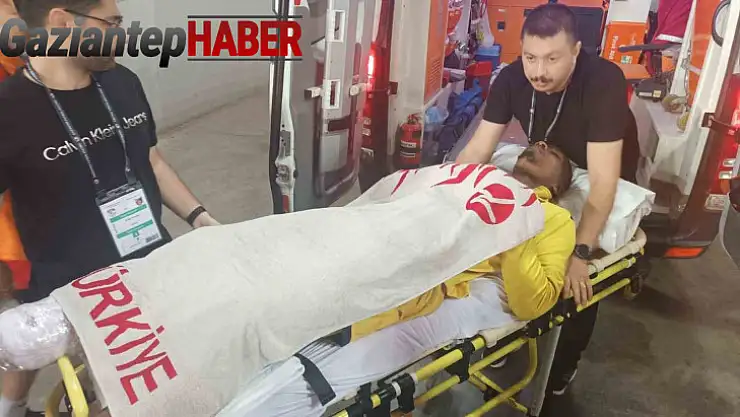 Simon Deli, ayağında kırık şüphesiyle hastaneye kaldırıldı