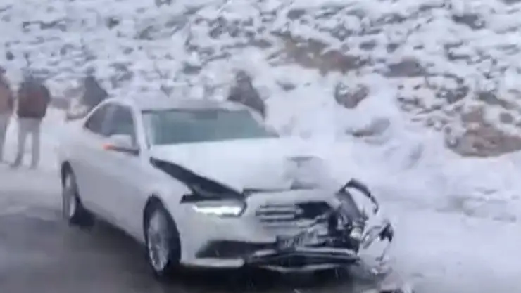 TAG Otoyolu Gaziantep kesiminde çok sayıda kaza meydana geldi