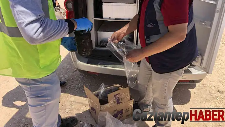 TAG Otoyolu'nu kaplayan atıktan numune alındı