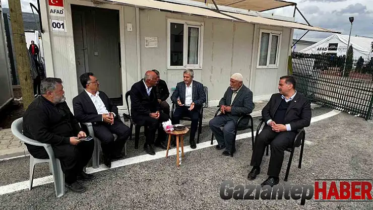 Tahmazoğlu depremzedelerin yanında